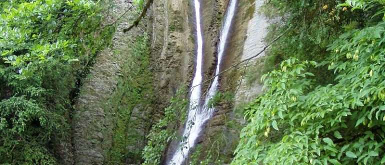 Ореховский водопад в Сочи